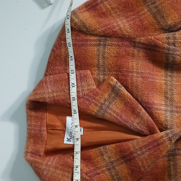 Vintage wool/mohair blend plaid blazer - Picture 10 of 10